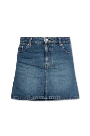 スカート GIVENCHY Denim Skirt Givenchy Denim skirt with back pockets and belt loops | The
